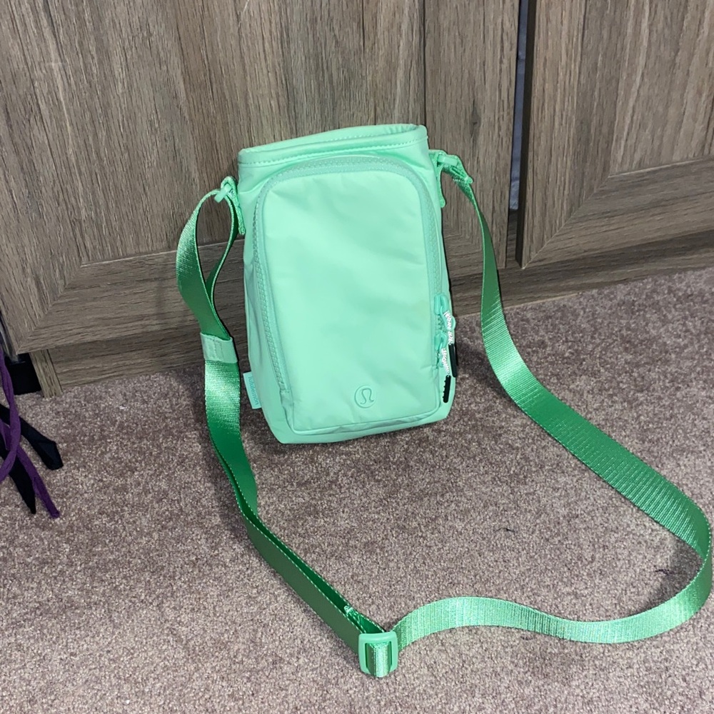 lululemon athletica Mint Green Crossbody Phone Bag